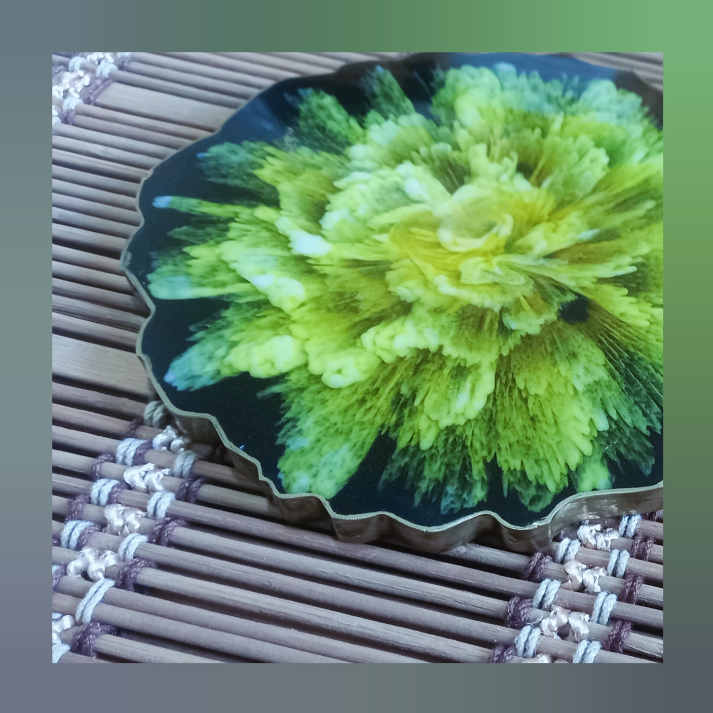 4-piece Resin Flower Coaster - 6th January 2025